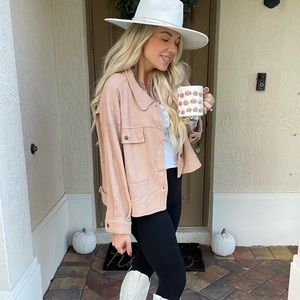 CREAM UTILITY JACKET